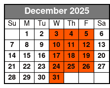 Paddle and Brew Adventure in Central Florida diciembre Schedule