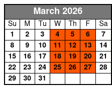 Paddle and Brew Adventure in Central Florida marzo Schedule
