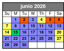 Horseback Ride junio Schedule