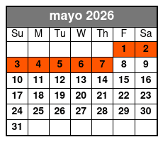 Off-Road Segway Adventure Tour mayo Schedule