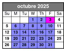 2 Hours Escape Room A Knight To Escape octubre Schedule