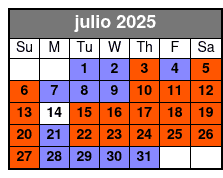 Medieval Times Dinner Show in Orlando julio Schedule