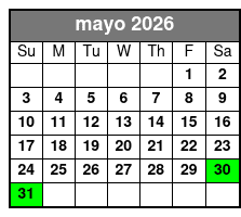 Fright Before Your Eyes 90-Minute Escape Room mayo Schedule