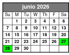 Fright Before Your Eyes 90-Minute Escape Room junio Schedule