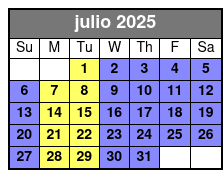 Introduction to Power Boating julio Schedule