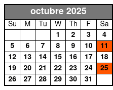 Titanic Teatime Show Orlando, Fl octubre Schedule