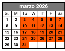4-Hour Rental Mountain Bike Experience marzo Schedule