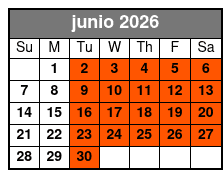 4-Hour Rental Mountain Bike Experience junio Schedule