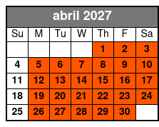 Wild Florida Drive-Thru Safari and Gator Park Admission abril Schedule