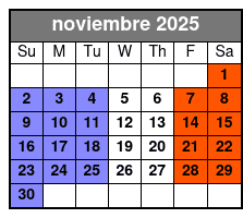 Clear Kayaking Wildlife Tour at Silver Springs noviembre Schedule