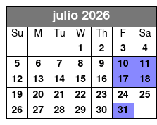 Clear Kayaking Wildlife Tour at Silver Springs julio Schedule