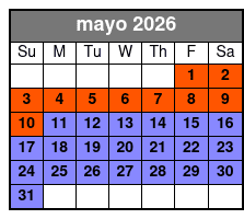 ATV Single Driver Experience mayo Schedule