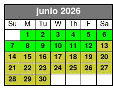 ATV Single Driver Experience junio Schedule