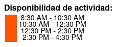 ATV Single Driver Experience Color Key