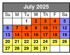 Andretti Indoor Karting & Games julio Schedule