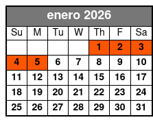 Orlando Indoor Karting and 1 hr Game Card enero Schedule
