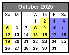 The Winter Park Playhouse octubre Schedule