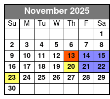The Winter Park Playhouse noviembre Schedule
