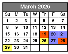 The Winter Park Playhouse marzo Schedule