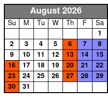 The Winter Park Playhouse agosto Schedule