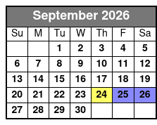 The Winter Park Playhouse septiembre Schedule