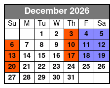The Winter Park Playhouse diciembre Schedule