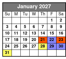 The Winter Park Playhouse enero Schedule