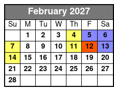The Winter Park Playhouse febrero Schedule