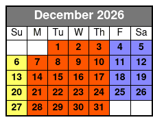 Decision Tactical diciembre Schedule