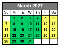 Decision Tactical marzo Schedule