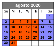 Bill Drill agosto Schedule