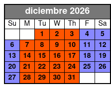 Bill Drill diciembre Schedule