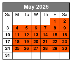 Boggy Creek Daytime Airboat Ride mayo Schedule