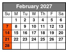 Boggy Creek Daytime Airboat Ride febrero Schedule