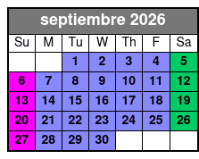 Pirate's Dinner Adventure Orlando September Schedule