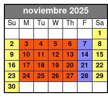 Fun Spot Unlimited Rides Single Day Pass noviembre Schedule