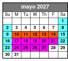 Aquatica Single Day Ticket  mayo Schedule