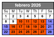 Aquatica & Busch Gardens 2 Park 2 Day Combo Ticket February Schedule