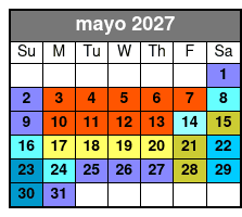 Aquatica & Busch Gardens 2 Park 2 Day Combo Ticket mayo Schedule