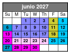 Aquatica & Busch Gardens 2 Park 2 Day Combo Ticket junio Schedule
