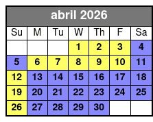 Aquatica & Adventure Island 2 Park 2 Day Combo Ticket April Schedule