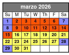 Aquatica & SeaWorld Two 2 Park 2 Day Ticket March Schedule