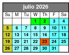 Aquatica & SeaWorld Two 2 Park 2 Day Ticket July Schedule