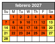 Aquatica & SeaWorld Two 2 Park 2 Day Ticket  febrero Schedule