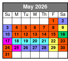 Aquatica mayo Schedule