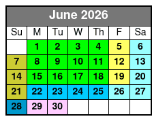 Aquatica junio Schedule