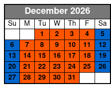 Aquatica diciembre Schedule