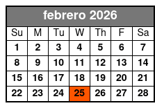 Orlando City Tour February Schedule