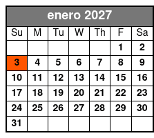 Orlando City Tour enero Schedule