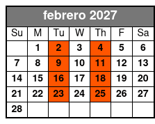 Homosassa State Park & Airboat Ride, Snorkel and Swim with Manatees febrero Schedule